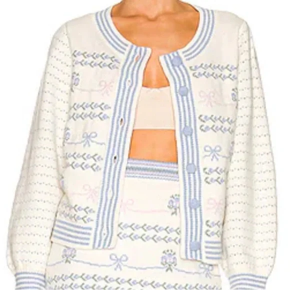 LoveShackFancy Keoni Cardigan - Picture 11 of 13